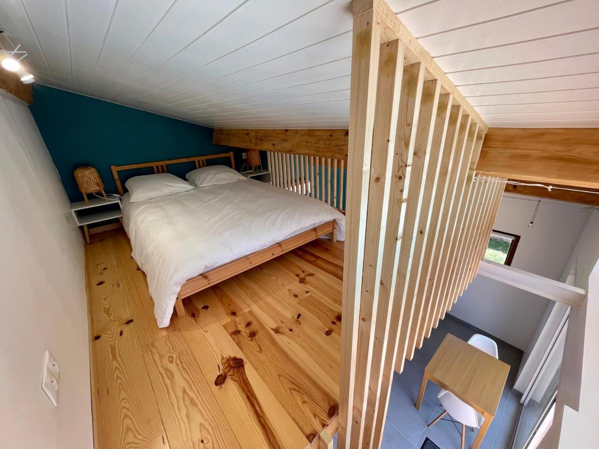 Annexe Des Pins - Studio Gite Avec Piscine & Climatisation Villeneuve-lès-Béziers Esterno foto